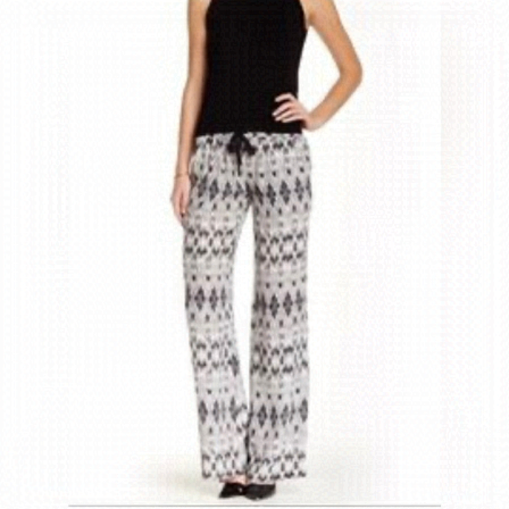 Joie Wide Leg Pants silk pant size small